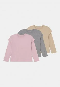 Gazebo Parts Direct Sales Store 53 Friboo Niños 3 PACK - Camiseta De Manga Larga - Purple /beige/mottled Grey