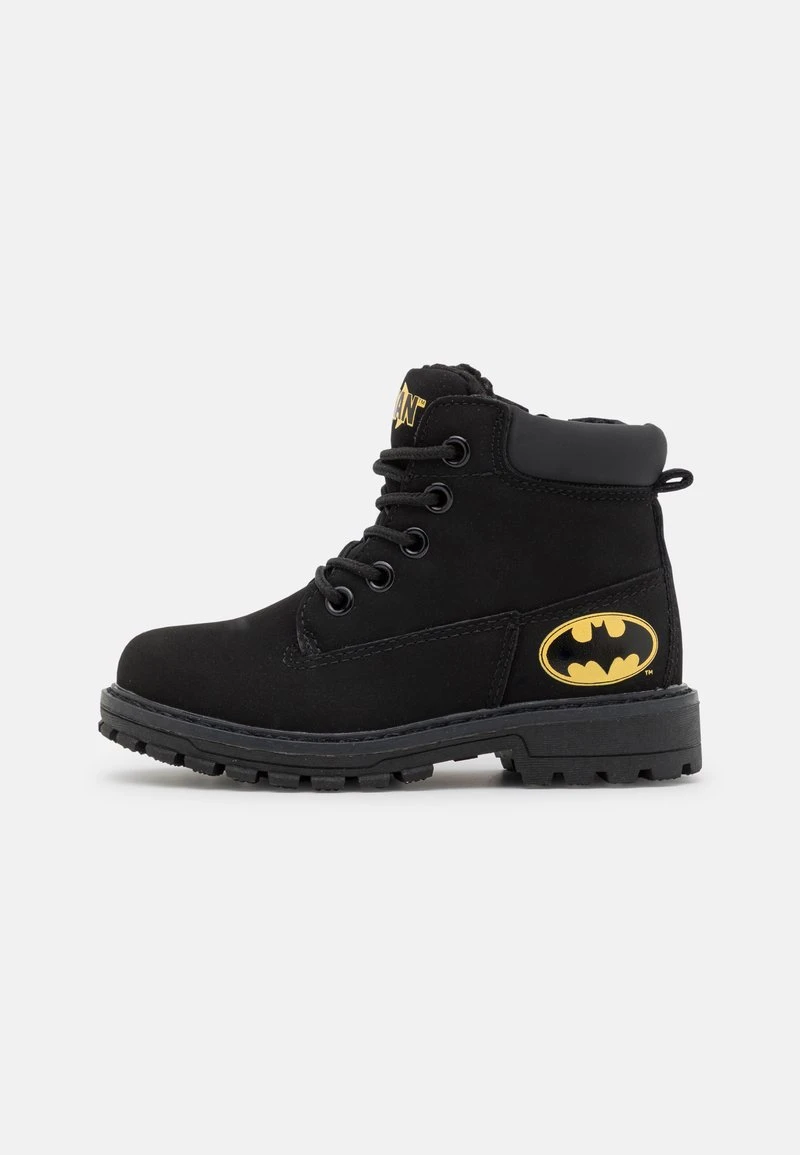 Friboo Unisexo BATMAN - Botines Con Cordones - Black 3 Friboo Unisexo BATMAN - Botines Con Cordones - Black