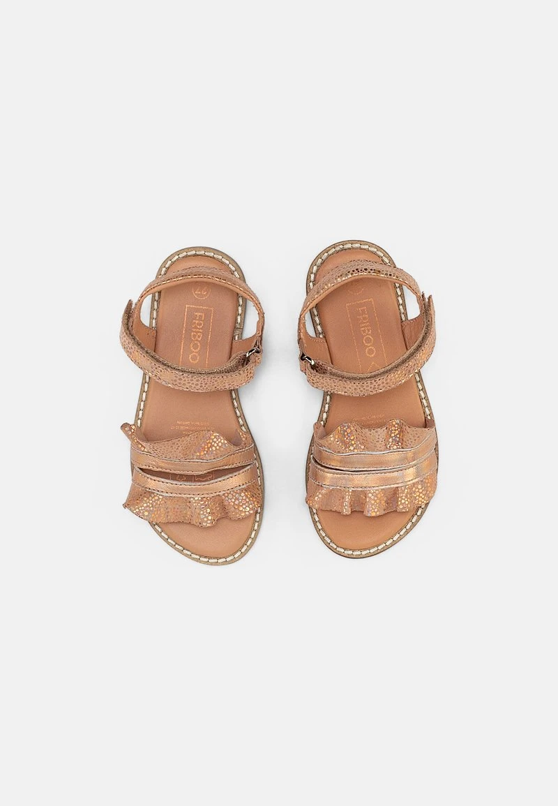 Friboo Niños LEATHER STRAPPY SANDALS - Sandalias - Rose Gold/coloured 6 Friboo Niños LEATHER STRAPPY SANDALS - Sandalias - Rose Gold/coloured - Imagen 4