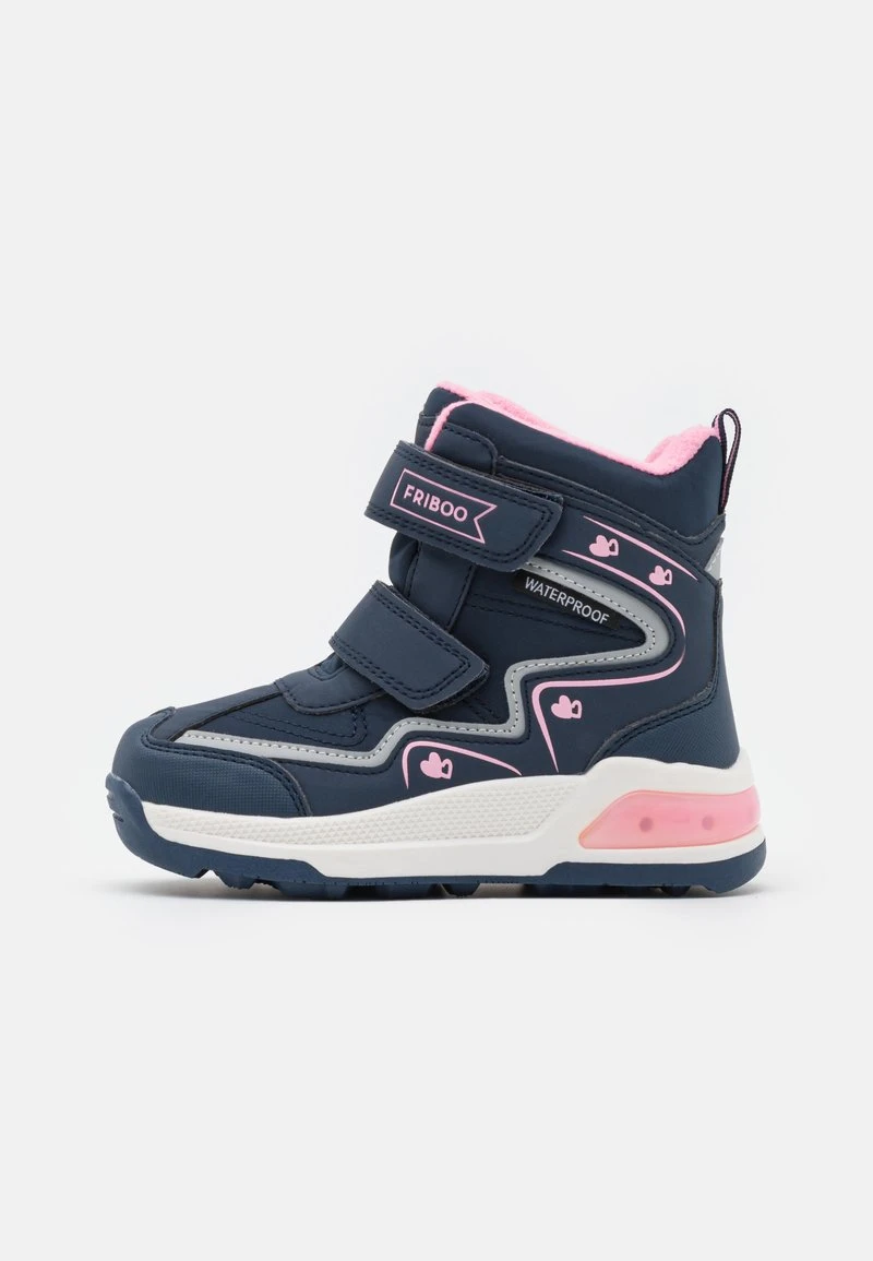 Friboo Niños Botas Para La Nieve - Dark Blue 3 Friboo Niños Botas Para La Nieve - Dark Blue