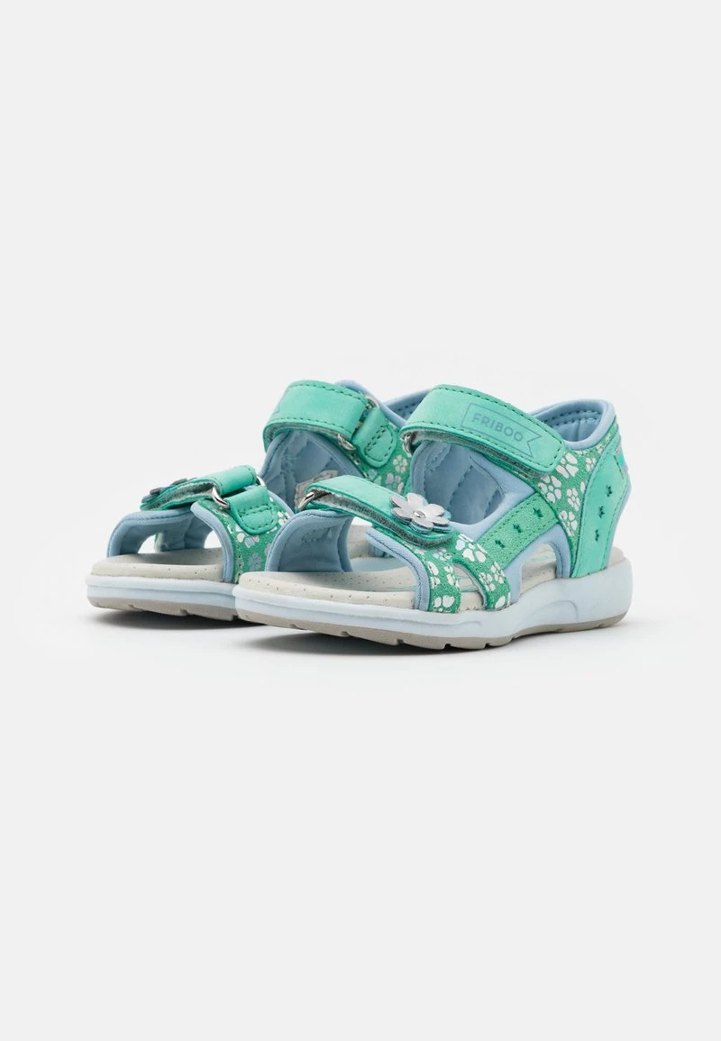 Friboo Niños LEATHER - Sandalias - Mint 4 Friboo Niños LEATHER - Sandalias - Mint - Imagen 2