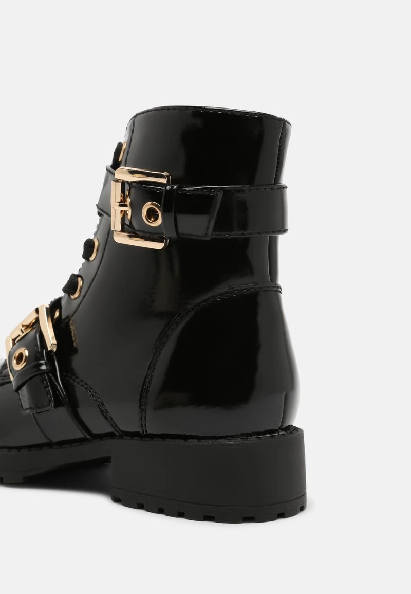 Friboo Niños Botines Con Cordones - Black 7 Friboo Niños Botines Con Cordones - Black - Imagen 5