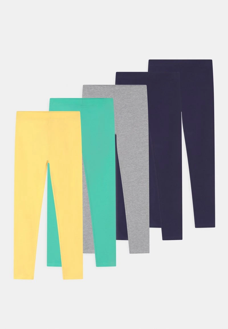 Friboo Niños 5 PACK - Leggings - Multi-coloured/dark Blue/yellow 3 Friboo Niños 5 PACK - Leggings - Multi-coloured/dark Blue/yellow