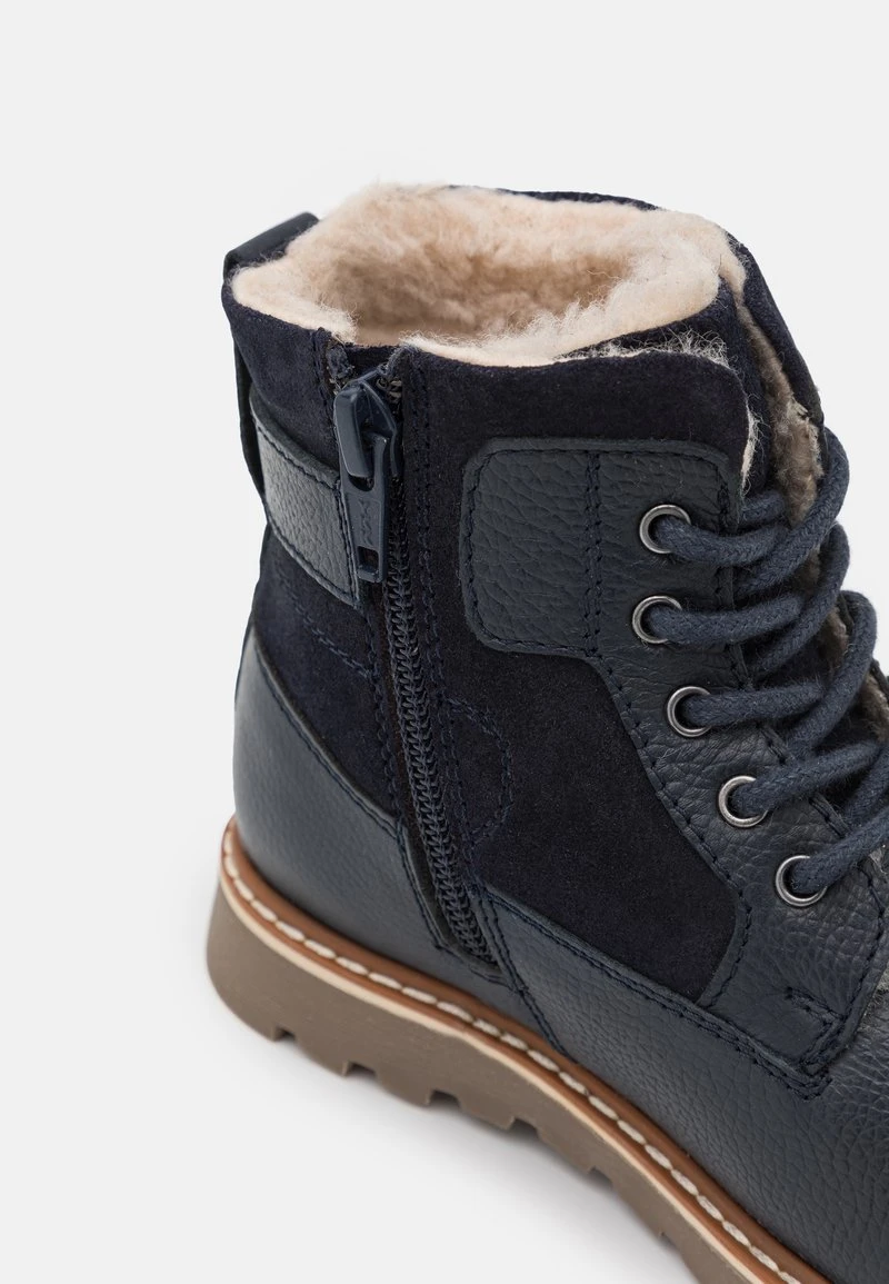 Friboo Niños LEATHER - Botines Con Cordones - Dark Blue 8 Friboo Niños LEATHER - Botines Con Cordones - Dark Blue - Imagen 6