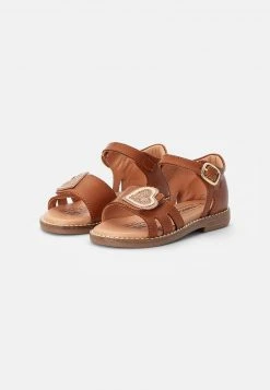 Friboo Niños LEATHER SANDALS - Sandalias - Cognac