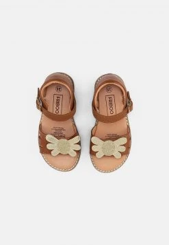 Friboo Niños LEATHER SANDALS - Sandalias - Gold/cognac -Friboo Ventas 2024 f3d6f194ddde43f89bbd13de72aa14a1
