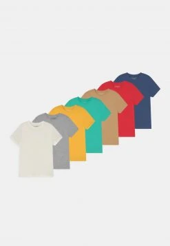 Friboo Niños BASIC BOY TEE 7 PACK - Camiseta Básica - Multi-coloured/dark Blue/red