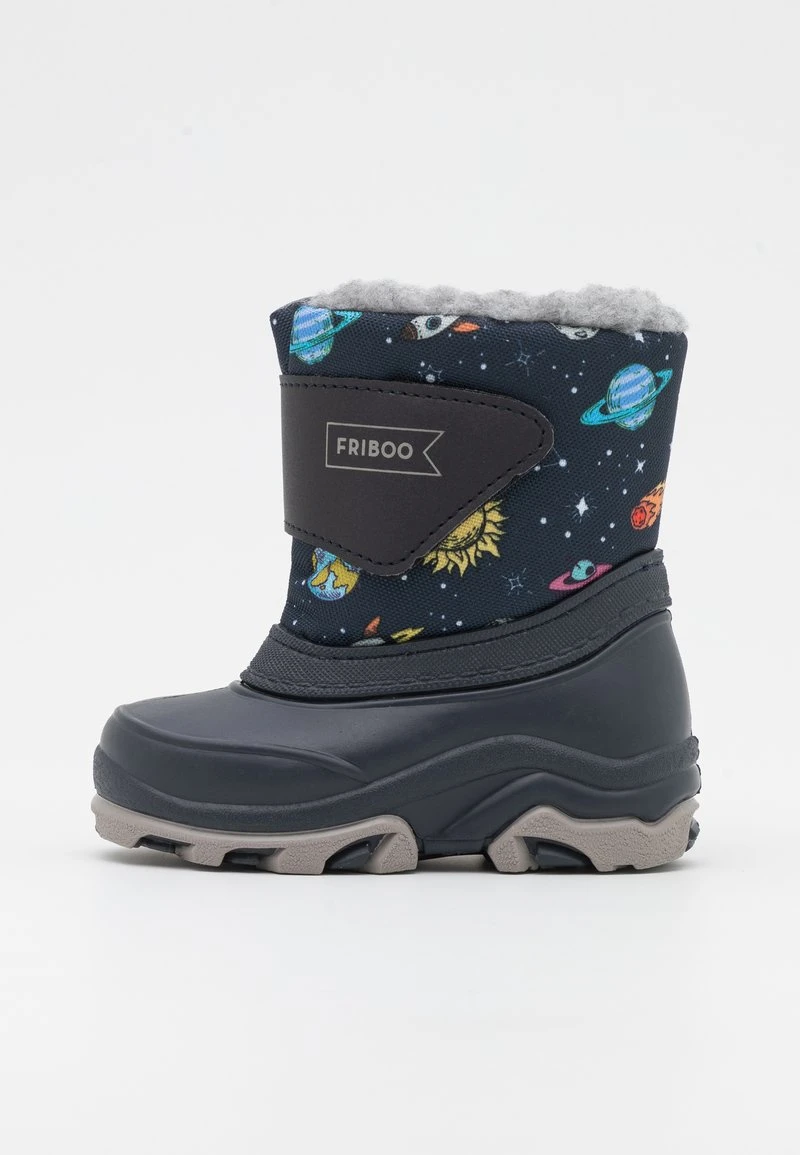 Friboo Niños Botas Para La Nieve - Blue/dark Blue 3 Friboo Niños Botas Para La Nieve - Blue/dark Blue