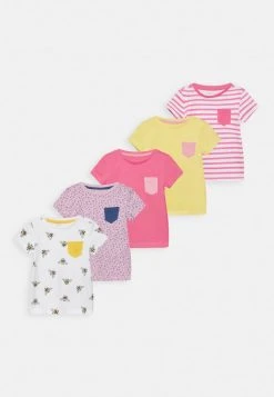 Friboo Niños POCKET TEE 5 PACK - Camiseta Estampada - Multi Coloured/white/yellow